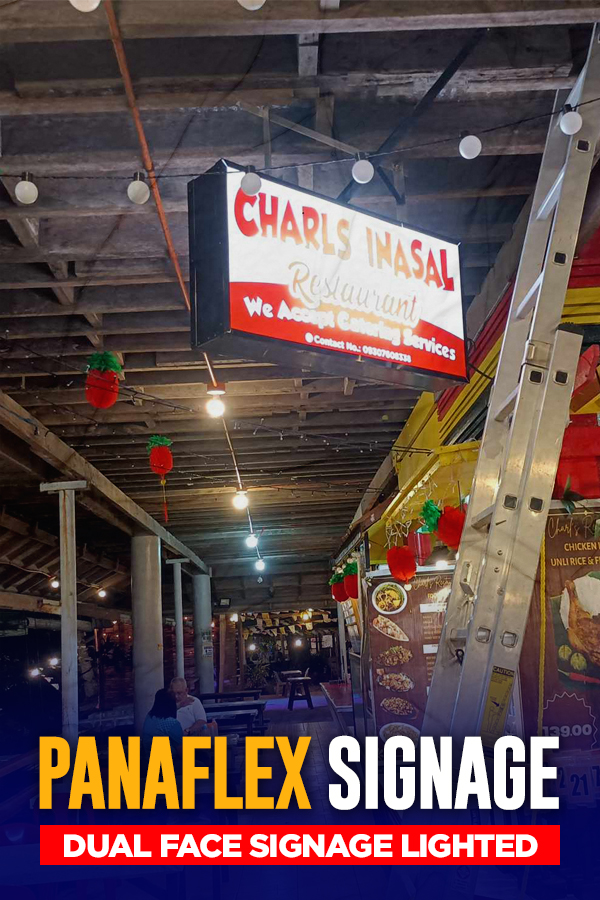 Indoor Dual Face Signage Box Type (Lighted)